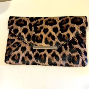 Style & Co Leopard Clutch